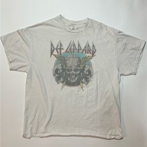 Def Leppard faded Vintage Tee